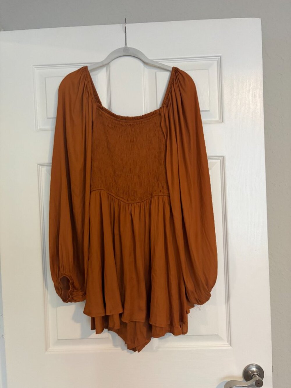 Fall Brown Romper - Picture 2 of 3